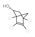 (6R)-1,2,3,4-tetrachlorobicyclo[2.2.1]hept-2-en-6-ol structure