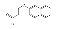 3-naphthalen-2-yloxypropanoyl chloride Structure