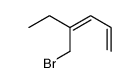 4-(bromomethyl)hexa-1,3-diene结构式