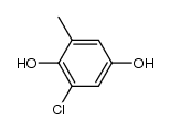 2-chloro-6-methylhydroquinone Structure