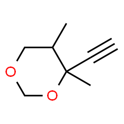 m-Dioxane, 4-ethynyl-4,5-dimethyl- (6CI) Structure