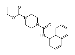 1-Carboethoxy-4-(1-naphthylcarbamyl)piperazine Structure