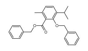 benzyl-O-benzyl thymoate Structure