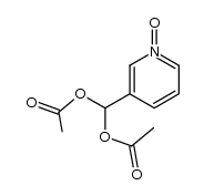 3-pyridinecarbaldehyde diacetate 1-oxide结构式