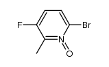 6-bromo-3-fluoro-2-methylpyridine 1-oxide Structure