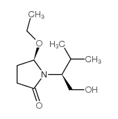 2-Pyrrolidinone,5-ethoxy-1-[1-(hydroxymethyl)-2-methylpropyl]-,[R-(R*,S*)]-(9CI) Structure