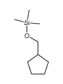 (cyclopentylmethoxy)trimethylsilane结构式