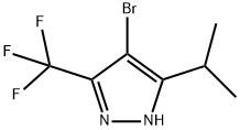 4-溴-3-异丙基-5-三氟甲基-1H-吡唑图片