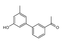 1-[3-(3-hydroxy-5-methylphenyl)phenyl]ethanone Structure