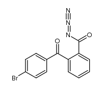 2-(4-bromobenzoyl)benzoyl azide结构式