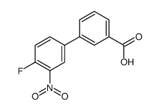 4'-FLUORO-3'-NITRO-[1,1'-BIPHENYL]-3-CARBOXYLIC ACID结构式