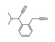 2-cyanomethyl-α-(dimethylamino)phenylacetonitrile结构式