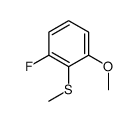 1-fluoro-3-methoxy-2-methylsulfanylbenzene结构式