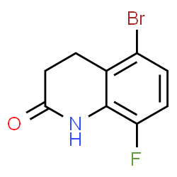 5-溴-8-氟-3,4-二氢喹啉-2(1H)-星空app结构式