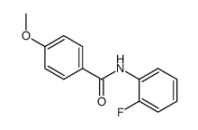 N-(2-Fluorophenyl)-4-methoxybenzamide Structure