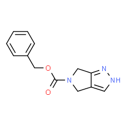 46-Dihydro-1H-pyrrolo[34-c]pyrazole-5-carboxylic acid benzyl ester Structure