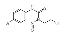 Urea,N'-(4-bromophenyl)-N-(2-chloroethyl)-N-nitroso-结构式