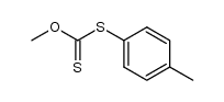 S-(p-Tolyl)-xanthogensaeure-methylester Structure