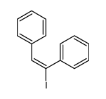 (1-iodo-2-phenylethenyl)benzene Structure