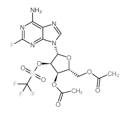 3',5'-二-O-乙酰基-2-氟-2'-O-(三氟甲基磺酰基)腺苷图片