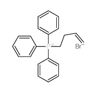 Phosphonium,3-buten-1-yltriphenyl-, bromide (1:1) Structure