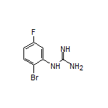 1-(2-Bromo-5-fluorophenyl)guanidine Structure