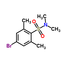 4-Bromo-N,N,2,6-tetramethylbenzenesulfonamide Structure