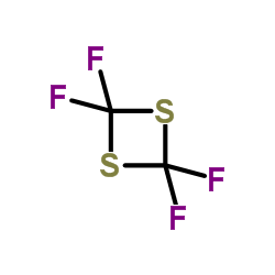 tetrafluoro-1,3-dithietane Structure