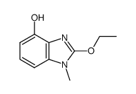 1H-Benzimidazol-4-ol,2-ethoxy-1-methyl-(9CI) Structure