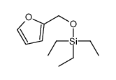 triethyl(furan-2-ylmethoxy)silane Structure