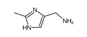 C-(2-methyl-1(3)H-imidazol-4-yl)-methylamine Structure