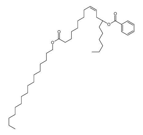 [(Z,7R)-18-hexadecoxy-18-oxooctadec-9-en-7-yl] benzoate structure