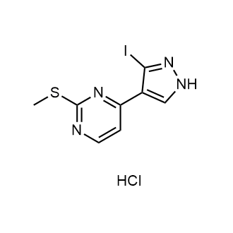 4-(3-Iodo-1H-pyrazol-4-yl)-2-(methylthio)pyrimidine hydrochloride picture