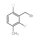 6-Chloro-2-fluoro-3-methylbenzyl bromide Structure