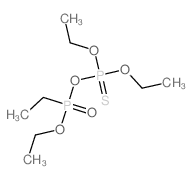 diethoxy-[ethoxy(ethyl)phosphoryl]oxy-sulfanylidene-λ5-phosphane Structure