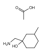 1-aminomethyl-3-methyl-cyclohexanol, acetate Structure