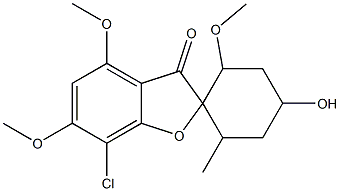 7-Chloro-4'-hydroxy-2',4,6-trimethoxy-6'-methylspiro[benzofuran-2(3H),1'-cyclohexan]-3-one picture