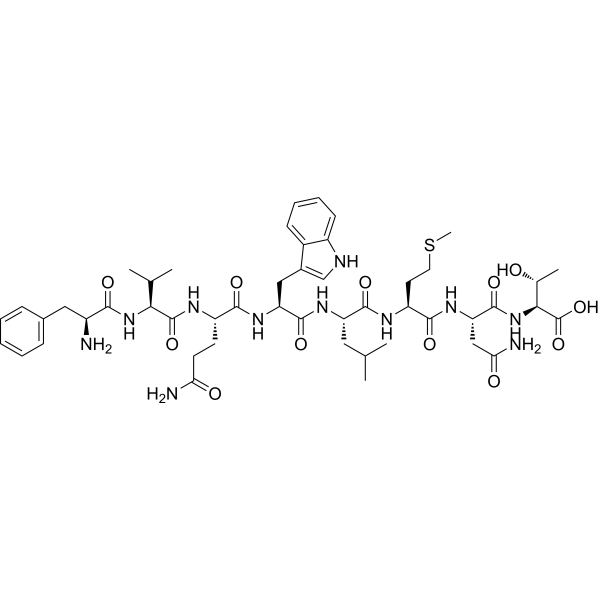 Glucagon (22-29)结构式