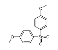 1-methoxy-4-(4-methoxyphenyl)selenonylbenzene Structure