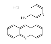 9-Acridinamine, N-3-pyridinyl-, monohydrochloride (9CI)结构式