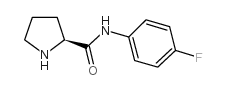 (s)-pyrrolidine-2-carboxylic acid (4-fluoro-phenyl)-amide Structure