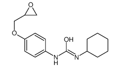 N-环己基-N'-[4-(2,3-环氧丙氧基)苯基]脲结构式