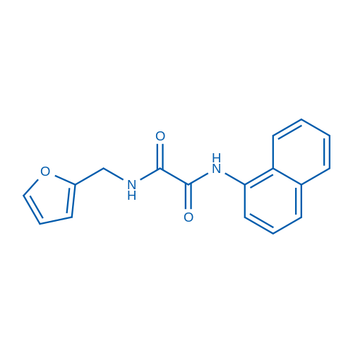 N1-(Furan-2-ylmethyl)-N2-(naphthalen-1-yl)oxalamide Structure