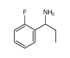 1-(2-fluorophenyl)propan-1-amine结构式