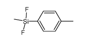 (p-Methyl-phenyl)-methyl-difluor-silan结构式