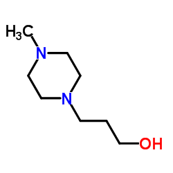 1-(3-羟丙基)-4-甲基哌嗪结构式