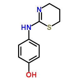 4-(5,6-DIHYDRO-4H-[1,3]THIAZIN-2-YLAMINO)-PHENOL structure