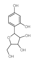 (4-beta-D-Ribofuranosyl)-1,3-dihydroxybenzene结构式