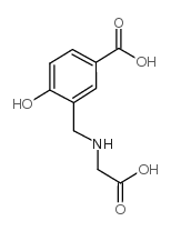 3-(羧甲基氨基甲基)-4-羟基苯甲酸结构式