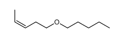 (E)-5-Pentyloxy-2-pentene结构式